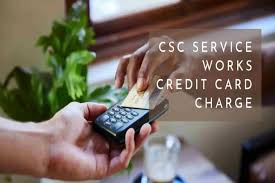 CSC Service Work Charge on Credit Card